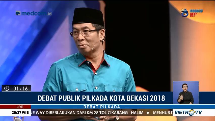 Debat Publik Pilkada Kota Bekasi 2018 (5)