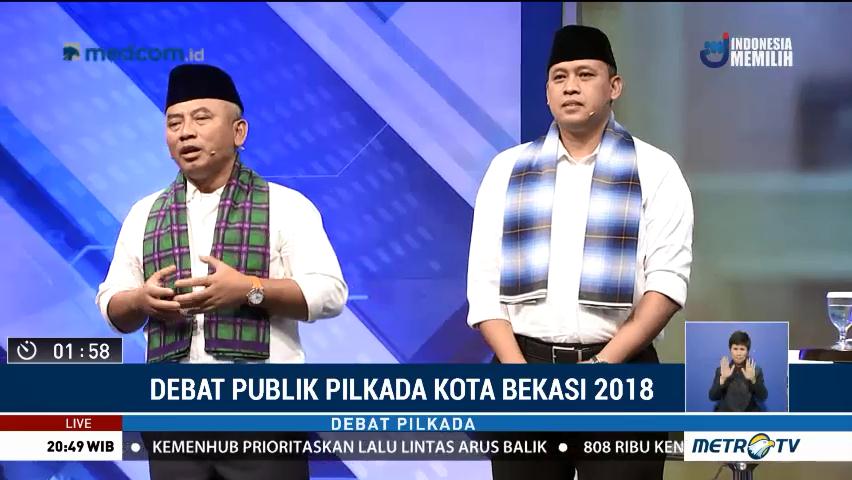 Debat Publik Pilkada Kota Bekasi 2018 (6)