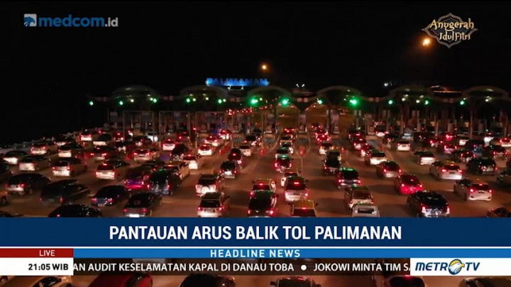 Kepadatan GT Palimanan Mulai Terurai