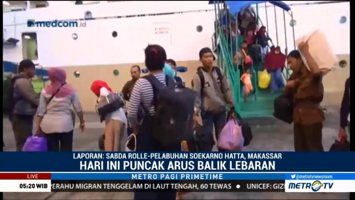 Puncak Arus Balik di Pelabuhan Soetta Diprediksi Hari Ini