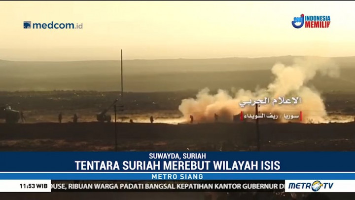 Tentara Suriah Rebut Wilayah Suwayda dari ISIS