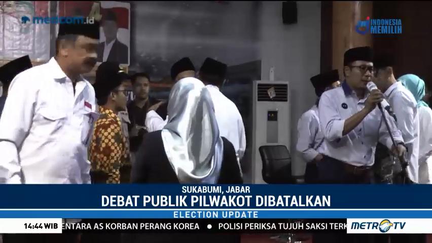 Debat Publik Pilkada Sukabumi Dibatalkan