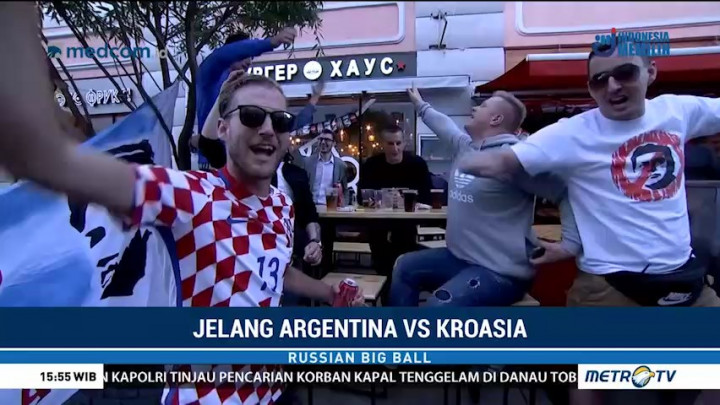 Kota Nizhny Novgorod Sambut Ribuan Fans Argentina dan Kroasia