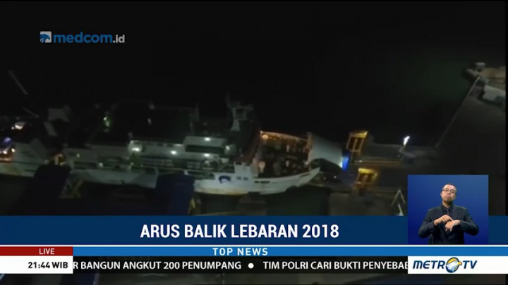 60% Pemudik Kembali ke Pulau Jawa Lewat Pelabuhan Merak
