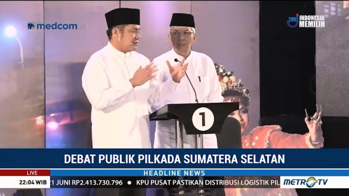 Debat Publik Kedua Pilgub Sumsel Berlangsung Tertib