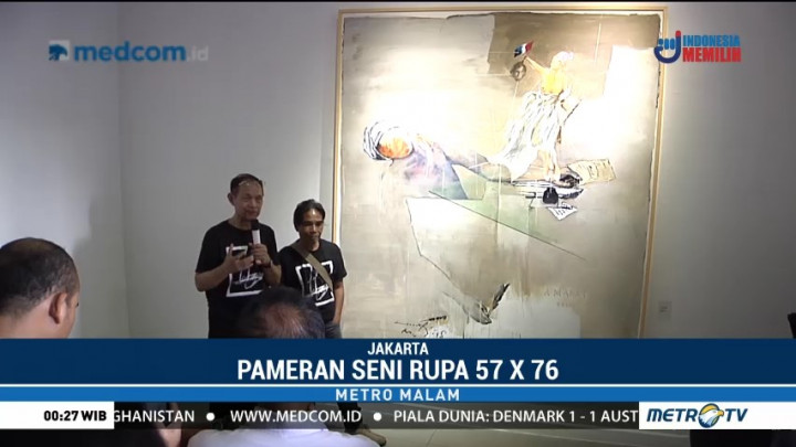 Pameran Seni Rupa 57 x 76 Digelar di Galeri Nasional Indonesia