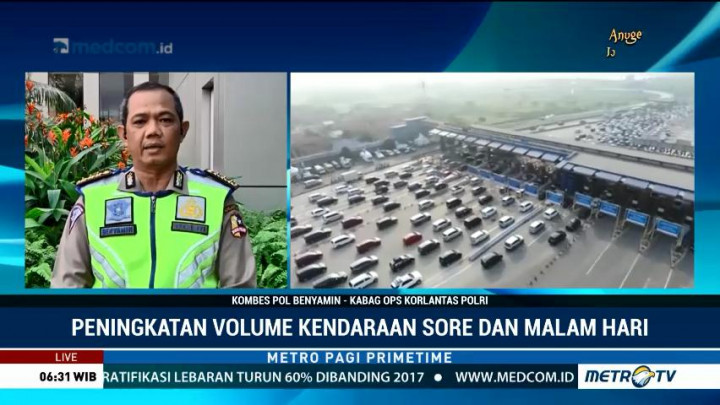 Angka Kecelakaan di Arus Mudik 2018 Menurun