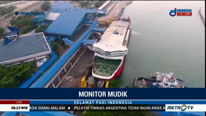 Pelabuhan Merak Lengang