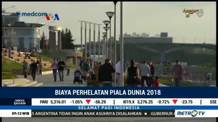 Piala Dunia 2018 Memakan Biaya USD15 M