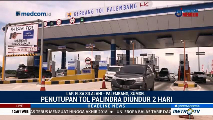 Penutupan Tol Palindra Diundur Dua Hari