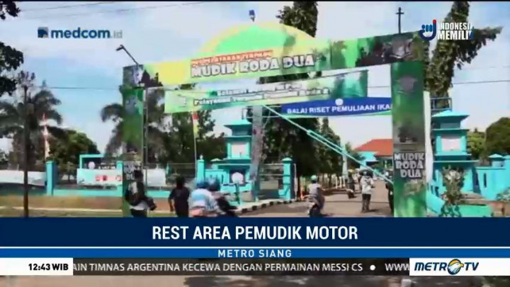 Rest Area Motor Ini Ramai Diserbu Pemudik