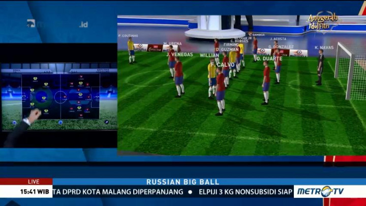 Menghitung Peluang Kosta Rika Jegal Brasil