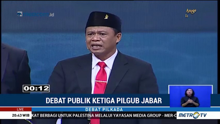 Debat Publik Ketiga Pilgub Jabar (4)