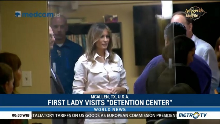 First Lady Visits Detention Center