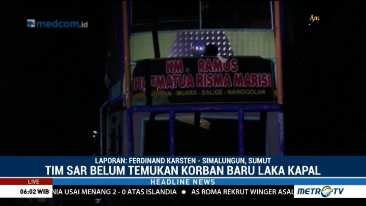 Satu Korban Kecelakaan KM Ramos Risma Marisi di Danau Toba Masih Hilang