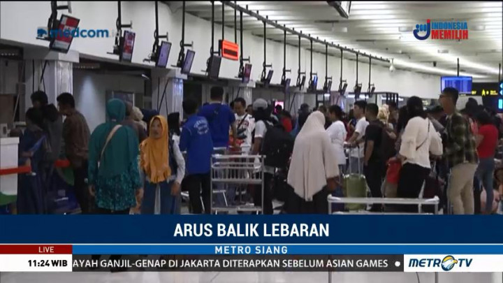 Puncak Arus Balik di Bandara Soetta Akan Terjadi Pada Malam Ini