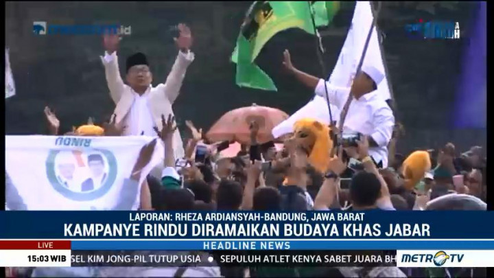 Kampanye Terakhir, Pasangan Rindu Gelar Rapat Akbar