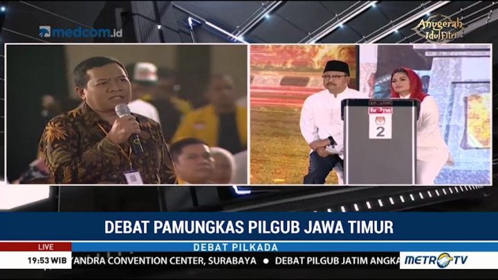 Debat Pamungkas Pilgub Jawa Timur (1)