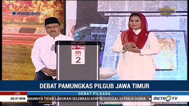 Debat Pamungkas Pilgub Jawa Timur (3)