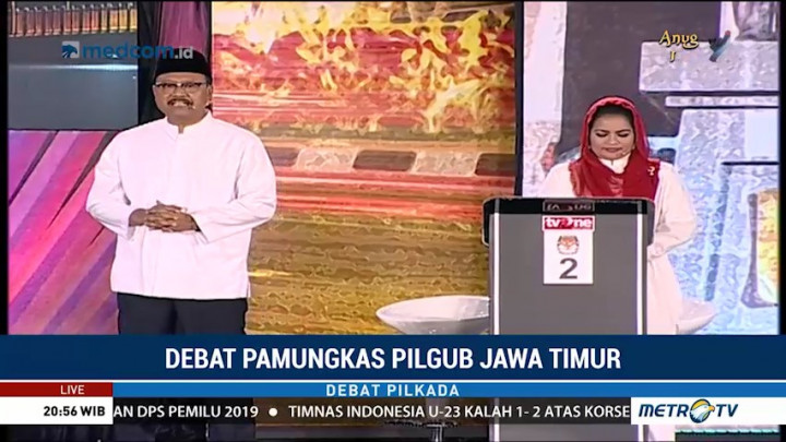 Debat Pamungkas Pilgub Jawa Timur (5)