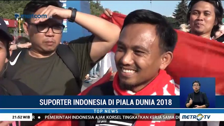 Suporter Indonesia di Piala Dunia 2018