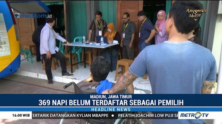 369 Napi Lapas Kelas I Madiun Terancam Tak Bisa Nyoblos