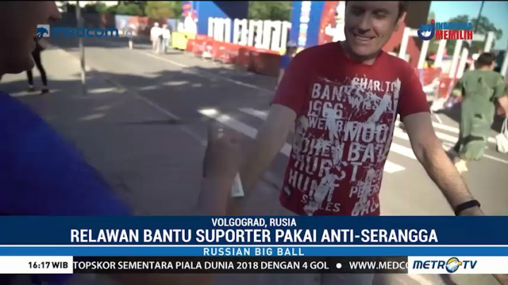 Serangga Serang Suporter Piala Dunia