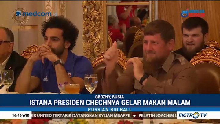 Mo Salah Dianugerahi Gelar Warga Kehormatan Chechnya
