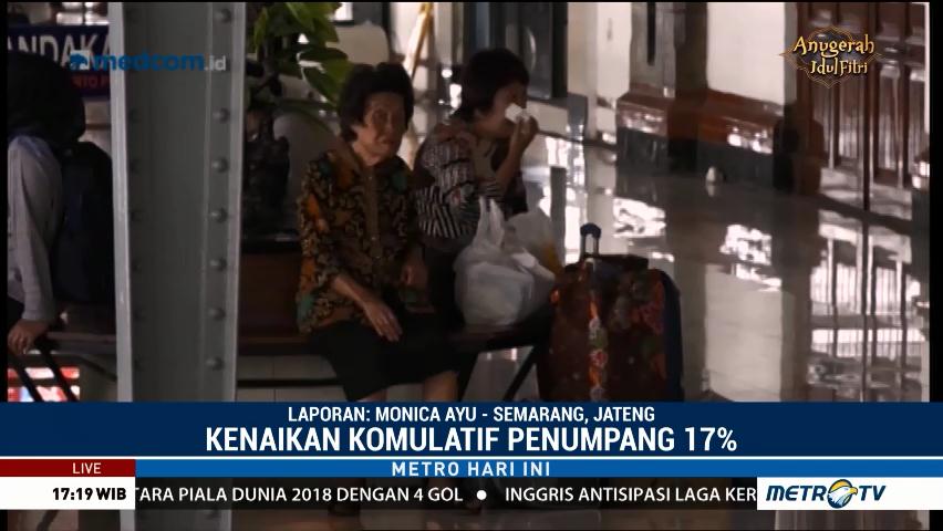 Stasiun Tawang Masih Dipadati Penumpang