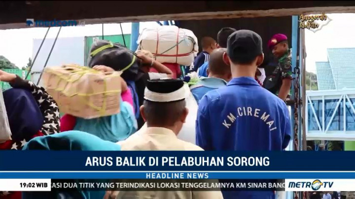 1500 Penumpang Tiba di Pelabuhan Sorong