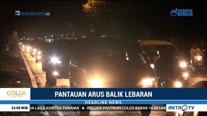 Arus Balik Menuju Gerbang Tol Cileunyi Padat Merayap