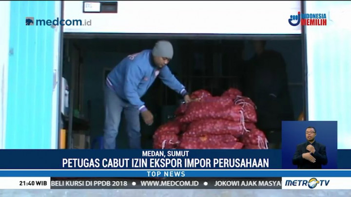Kemendag Sita 670 Ton Bawang di Medan