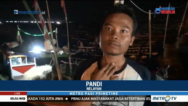 Gunung Anak Krakatau Erupsi, Nelayan Tak Berani Melaut