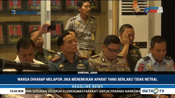 Polda Jabar & Kodam III/Siliwangi Pastikan TNI-Polri Netral di Pilgub Jabar