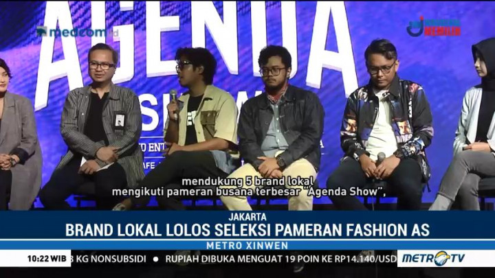 Bekraf Dukung Lima Brand Lokal Unjuk Gigi di Agenda Show