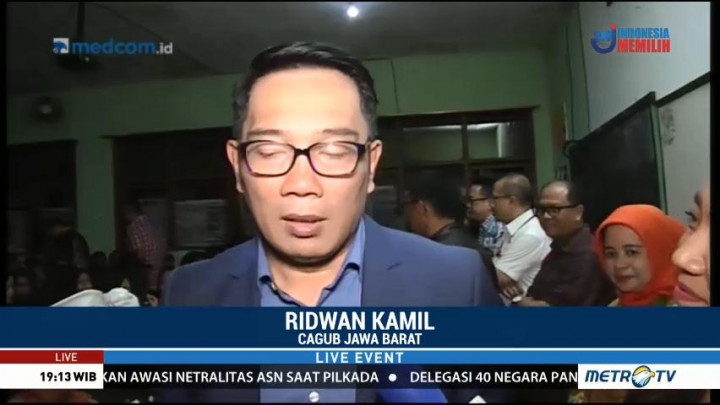 Ridwan Kamil Instruksikan Pendukung untuk Salat Malam