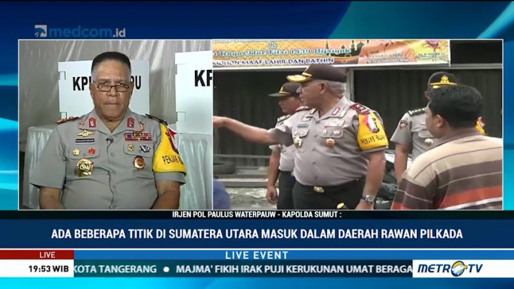 15 Ribu Personel Gabungan Diterjunkan Amankan Pilkada Sumut