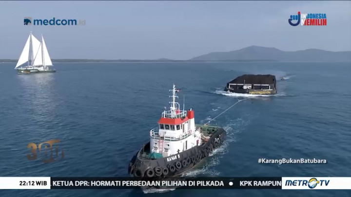 Selamatkan Terumbu Karang dari Kapal Tongkang (1)