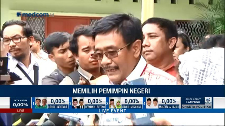 Djarot Yakin Menang di Pilgub Sumut