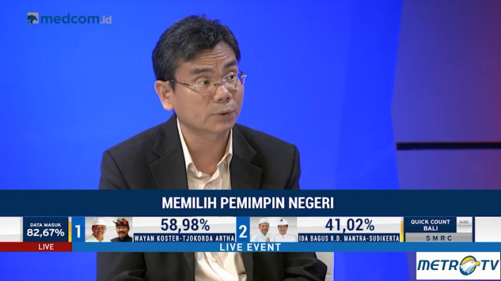 SMRC: Wayan Koster Pemenang Pilkada Bali