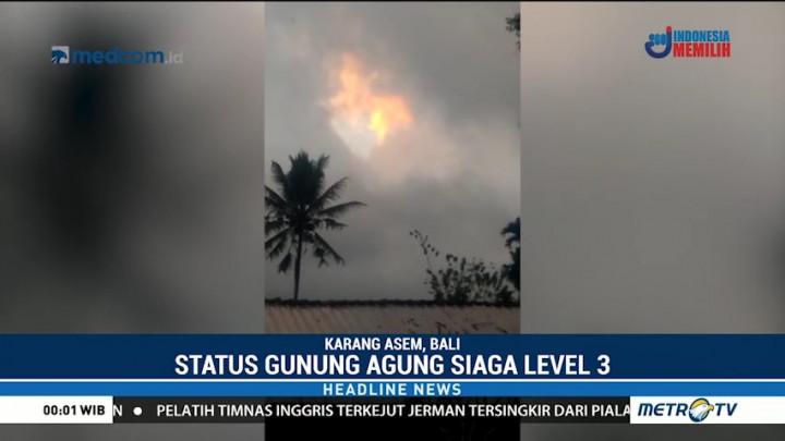 Gunung Agung Kembali Erupsi