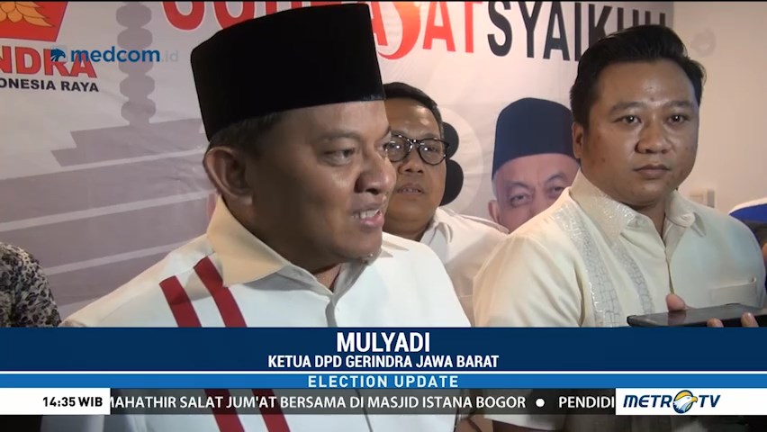 Partai Gerindra Ragukan Hasil <i>Quick Count</i>