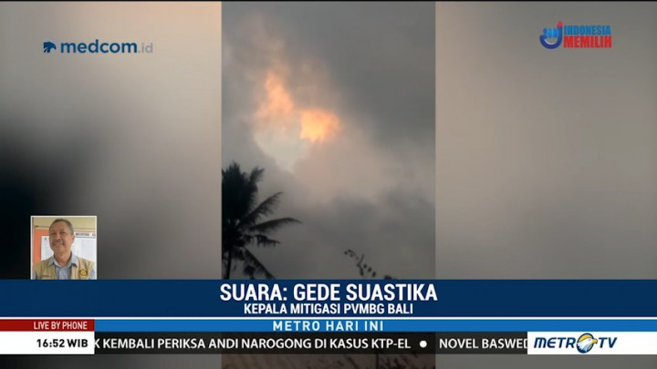 Warga Diminta Jauhi Radius 4 Km dari Gunung Agung