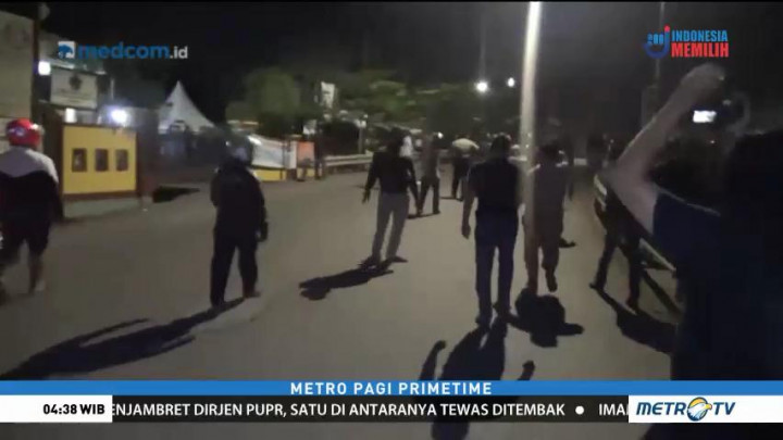 Relawan Kotak Kosong Bentrok dengan Pendukung Cakada Makassar