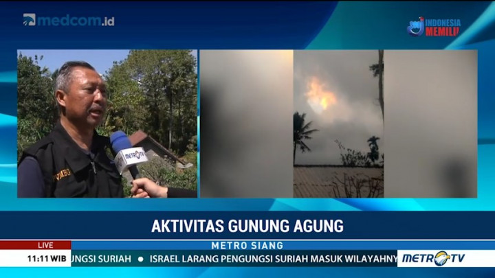 Warga Diminta Jauhi Radius 4 Km dari Gunung Agung