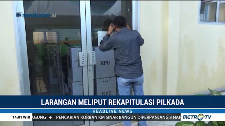 Rekapitulasi Suara Pilwalkot Makassar Tertutup bagi Media