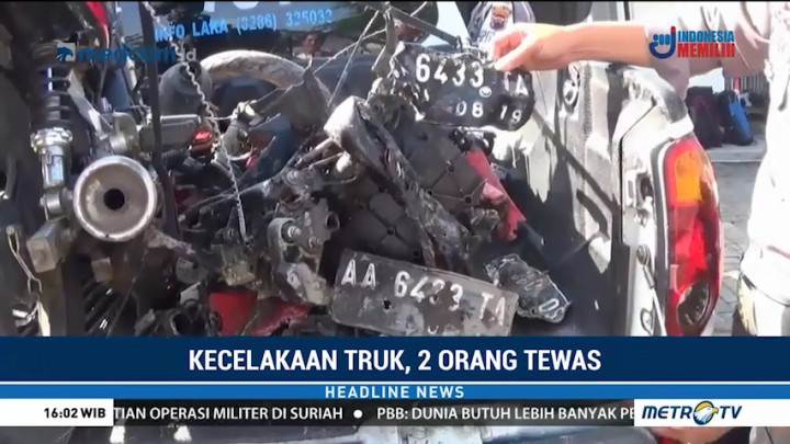Kecelakaan Truk di Wonosobo, 2 Orang Tewas