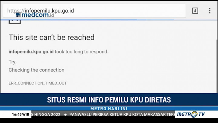KPU Pastikan Peretasan Situs tak Pengaruhi Hasil Pilkada Serentak
