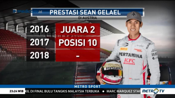 Catatan Impresif Sean Gelael di Austria