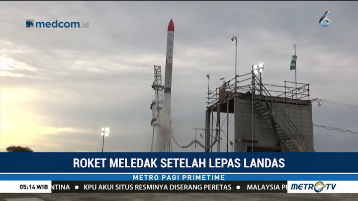 Roket Milik Start-up Jepang Meledak Setelah Lepas Landas